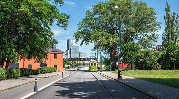 Malmo Heritage Line Tram